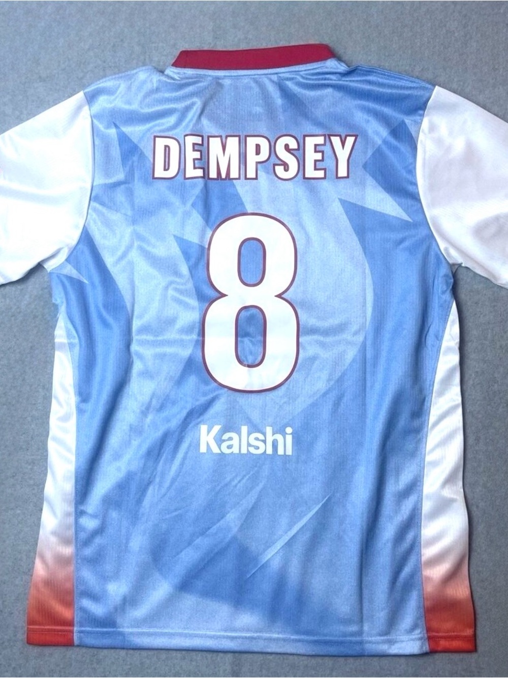 RARE NEW Dempsey #8 Blue Soccer Jersey with Kalshi Logo